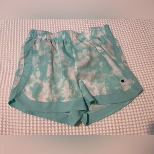 Champion - Girl’s Athletic Tie-Dye Shorts - Mint